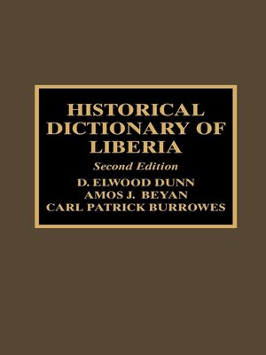 cover image of Historical Dictionary of Liberia